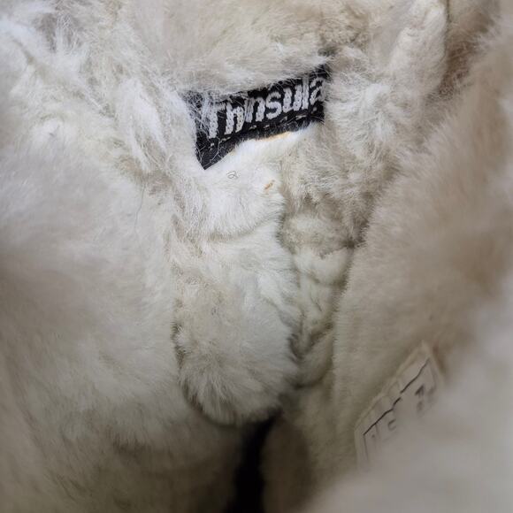 Sorel Tan Black Snow Bird Lace Up Women's Thinsulate Lined Rubber Sole Boots 8 - Picture 7 of 7